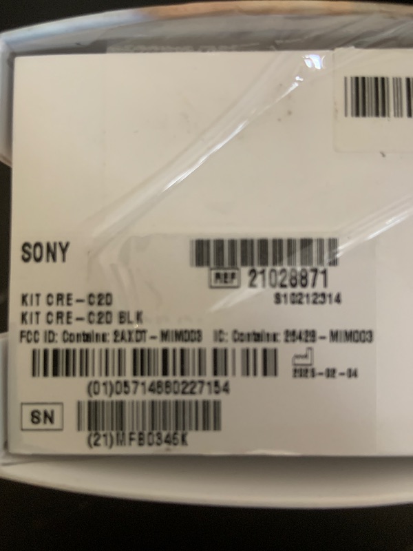Photo 1 of Sony CRE-C20 Self-Fitting OTC Hearing Aids for Mild to Moderate Hearing Loss, Prescription-Grade Sound Quality, Compact Virtually Invisible Design, Customizable App, and Rechargeable Battery