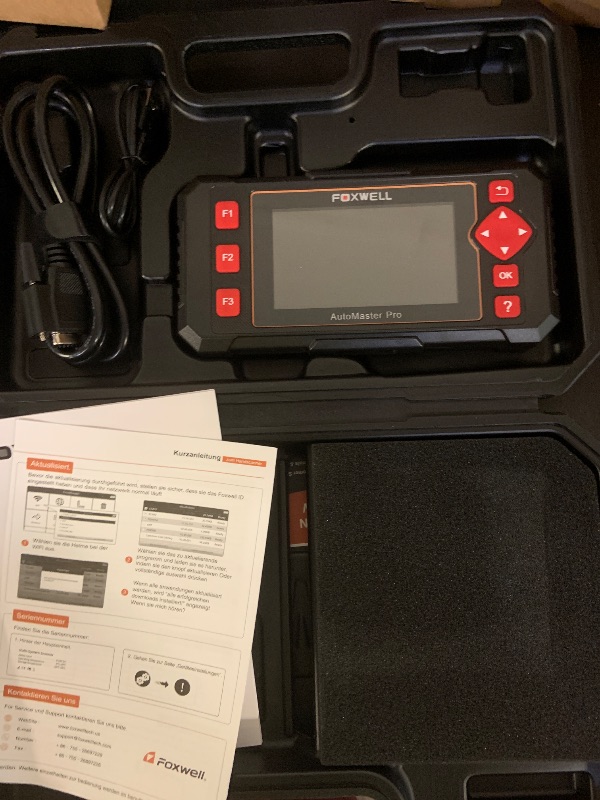 Photo 1 of FOXWELL Car Scanner NT604 Elite OBD2 Scanner ABS SRS Transmission, Check Engine Code Reader for Cars and Trucks, Diagnostic Scan Tool with SRS Airbag, Automotive Diagnostic Tool with Live Data