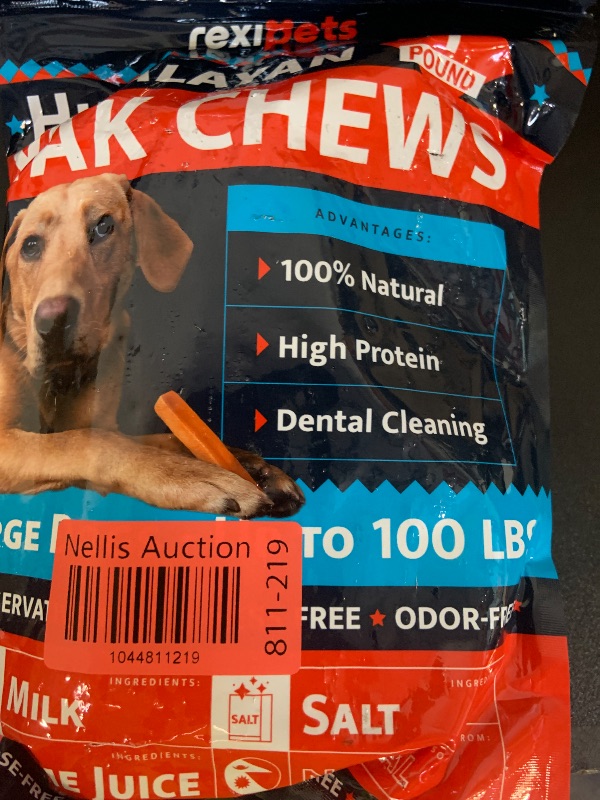 Photo 1 of 100% Natural Yak Cheese Himalayan Made Dog Chews All Breeds - Lactose Free Yak Chew for Small Medium & Large Dogs - Dental Cleaning Dog Chews for Aggressive Chewers - Long Lasting Odor & Gluten Free