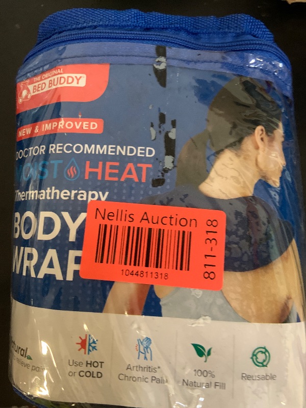 Photo 1 of Bed Buddy Microwave Heating Pad - Body Wrap Heat Pad With Flexible Soft Fabric - For Hot or Cold Therapy, Great for Cramps, Muscle Pain, Joint Pain from Arthritis, Headaches, Hot Flashes