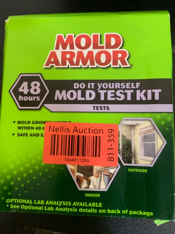 Photo 1 of Mold Armor Do It Yourself Mold Test Kit, Test Surface Mold, Air Quality, and HVAC, Safe and Easy to Use, DIY at Home Mold Kit, Effective Both Indoors and Outdoors