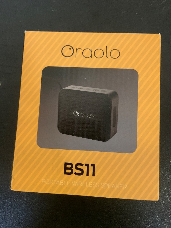 Photo 1 of Oraolo Bluetooth Speaker, IPX7 Waterproof Portable with Stereo Sound, Bluetooth 5.4, TWS Pairing, Support AUX/TF Card, Small Wireless Speaker for Home, Shower, Outdoors, Travel