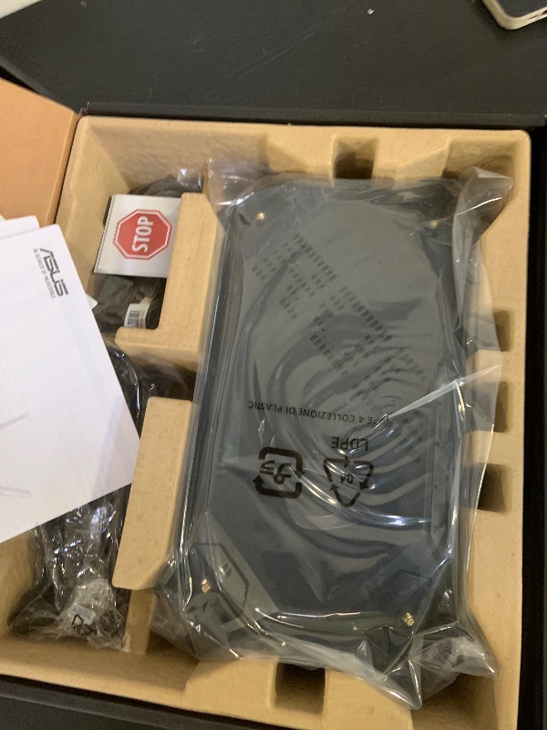 Photo 1 of ASUS ROG Rapture WiFi 6 AX Gaming Router (GT-AX6000) Dual 2.5G WAN/LAN Ports, Quad-Core 2.0Ghz CPU, WAN Aggregation, AiMesh Compatible, Lifetime Internet Security, Instant Guard, Aura RGB