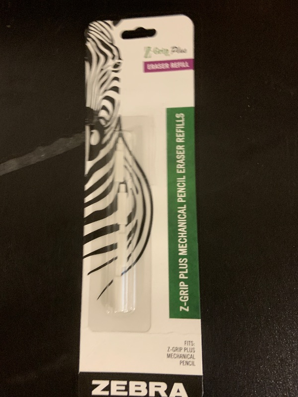 Photo 1 of Zebra Pen Z-Grip Plus Mechanical Pencil Eraser Refills, 4-Pack (83204)