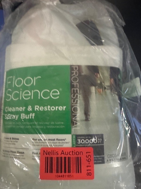 Photo 1 of Diversey Floor Science Cleaner/restorer Spray Buff, Citrus Scent, 1 Gal Bottle, 4/carton