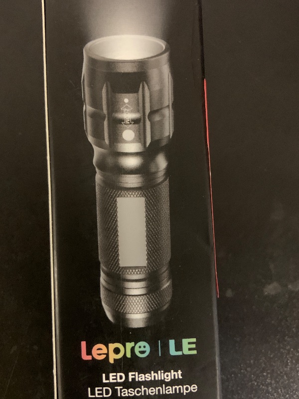 Photo 1 of Lighting EVER LED Flashlights High Lumens, Small Flashlight, Waterproof, Adjustable Focus Flash Light for Outdoor, Emergency, AAA Batteries Included, Tactical & Camping Accessories