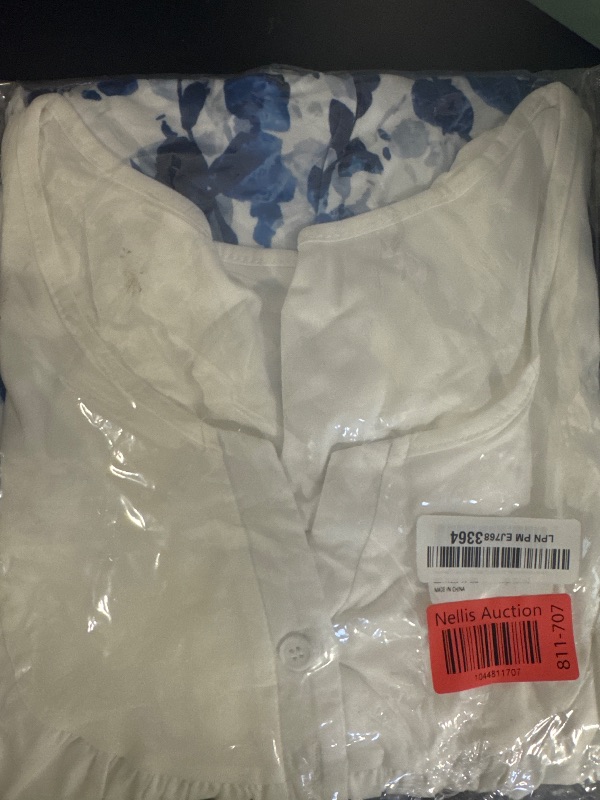 Photo 1 of Rainoop Women's Plus Size Tops Blouses Short Sleeve Shirts Lace Pleated Tunic Tops 3XL