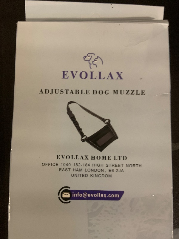 Photo 1 of Dog Muzzle for Large Dogs - Soft Breathable Muzzle for Large Sized Dog with Air Mesh | Adjustable Mussels for Dogs Grooming | Muzzles to Prevent Biting Barking Chewing Allows Panting Drinking