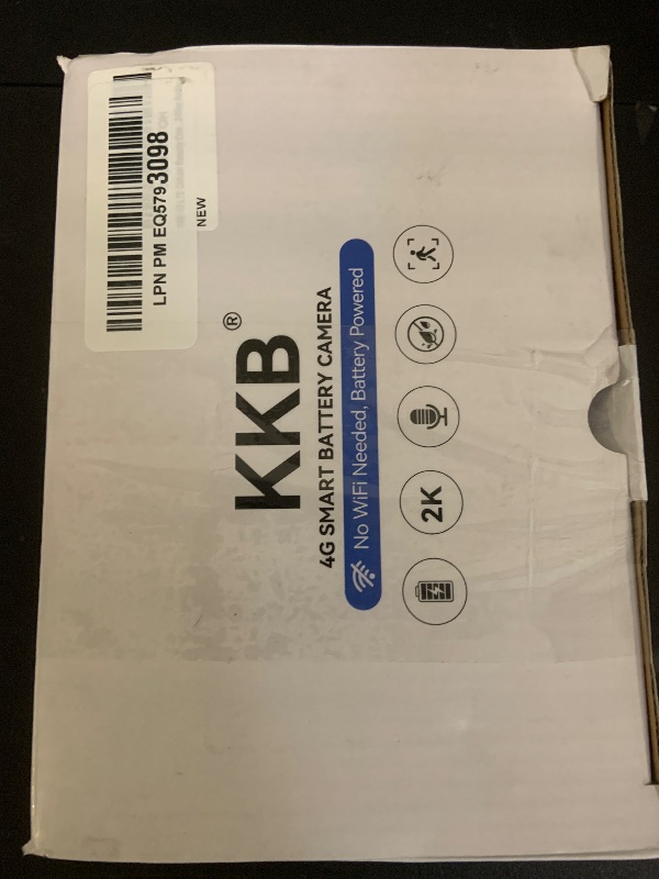 Photo 1 of KKB 4G LTE Cellular Security Camera with Solar Panel & SIM Card, 2K No WiFi Security Cameras, Wireless Outdoor Battery Camera, PIR & Color Night Vision, 2 Audio, Free Data Trial, Support SD Card