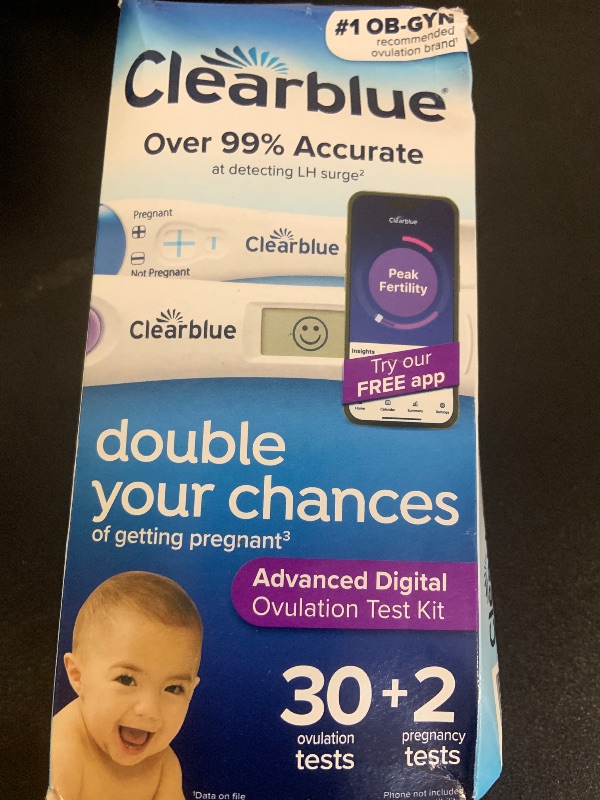 Photo 1 of Clearblue Advanced Digital Ovulation Test Kit, 32 Ct