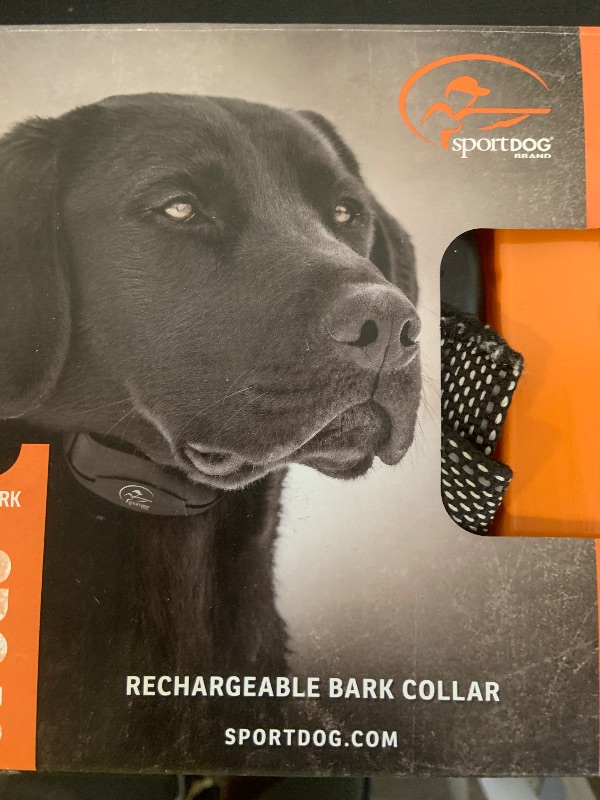 Photo 1 of SportDOG Brand NoBark 10 Collar, Dog Bark Collars, Rechargeable, Programmable Bark Collar, Silent Partner Technology, Two Modes of Operation, Waterproof Collar (Black)