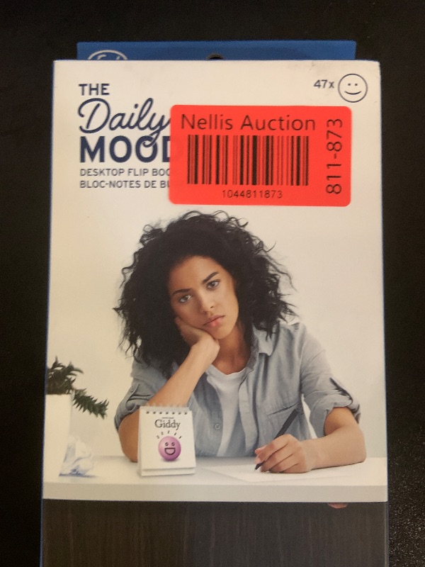 Photo 1 of Genuine Fred THE DAILY MOOD Desktop Flipchart - 47 Moods - Helps Identify Emotions & Start Conversation - Fun & Functional Desk Accessories for home or office - Funny Gift for Coworkers - Office Gifts