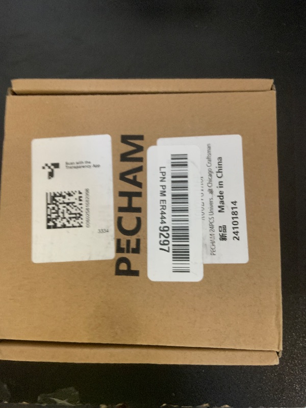 Photo 1 of PECHAM 24PCS Universal Wood Metal Oscillating Multitool Quick Release Saw Blades Fit Porter Cable Black & Decker Rockwell Ridgid Ryobi Milwaukee Chicago Craftsman