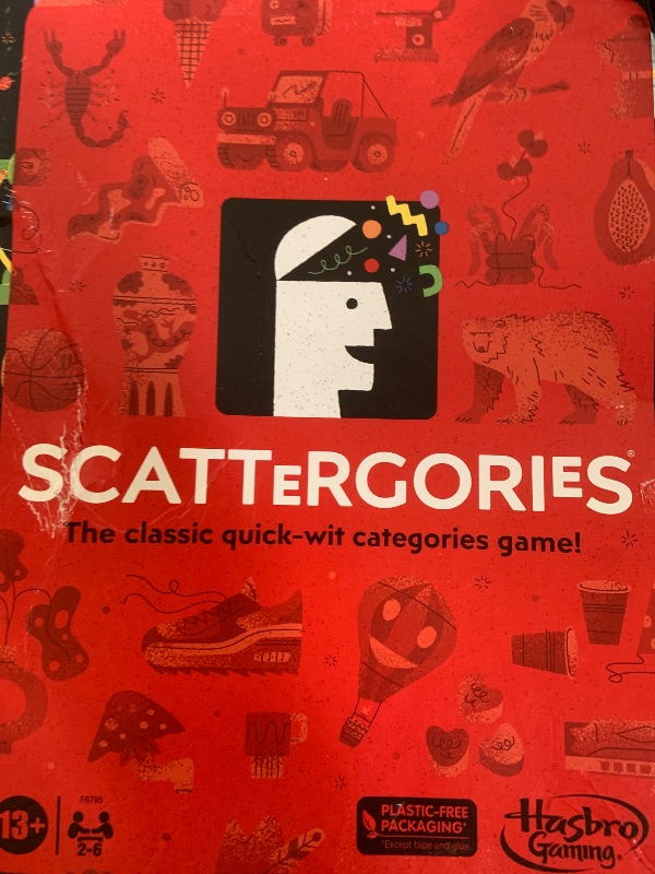 Photo 1 of Hasbro Gaming Scattergories Classic Game, Party Game for Adults and Teens Ages 13 and up, Board Game for 2+ Players