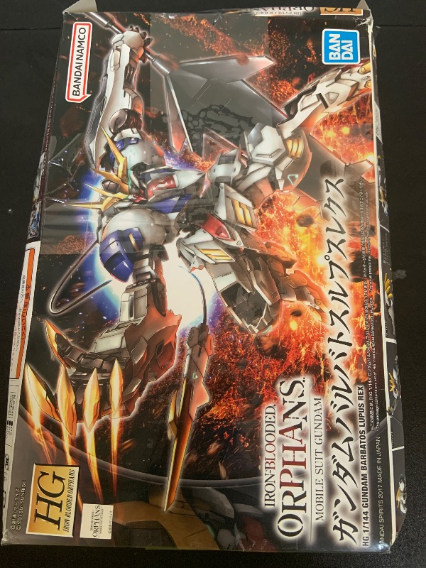 Photo 1 of BANDAI Hobby - Gundam Iron-Blooded Orphans - No.33 Gundam Barbatos Lupus Rex, HG IBO 1/144 Model Kit,Multi-Colored,8",2359300