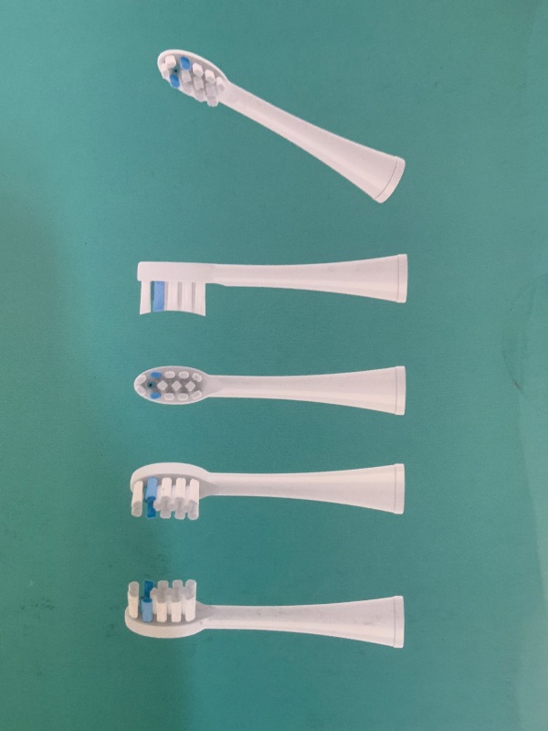 Photo 1 of FitMount 6 Pack Toothbrush Replacement Heads Compatible with WaterPik Sonic Fusion 2.0, FitMount Flossing Brush Head Fit for Water-Pic SF-01W SF-02W and 2.0 SF-03 SF-04