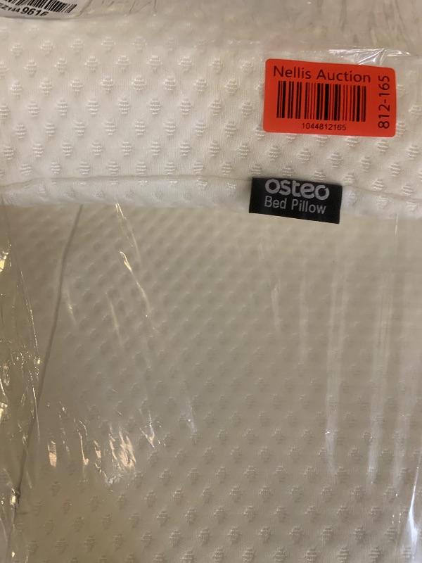 Photo 1 of Osteo Cervical Pillow for Neck Pain Relief, Hollow Design Odorless Memory Foam Pillows with Cooling Case, Adjustable Orthopedic Bed Pillow for Sleeping, Support for Side Back Sleepers