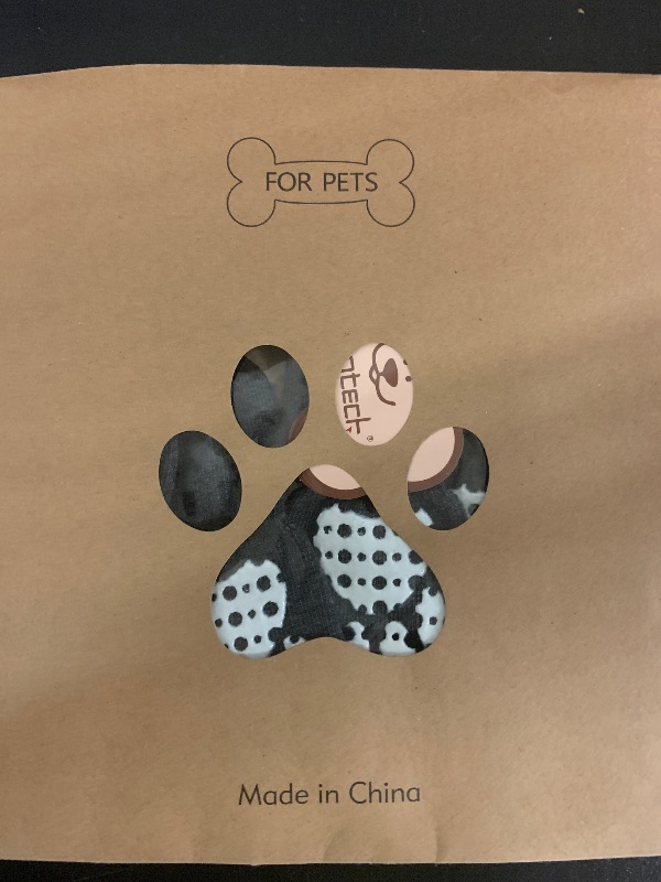 Photo 1 of PUPTECK Anti-Slip Dog Socks with Double Sides Grips for Small Medium Large Dogs Hardwood Floors Prevents Licking, Dog Shoes for Hot Pavement Traction Control Paw Protector for Senior Dogs, Grey M