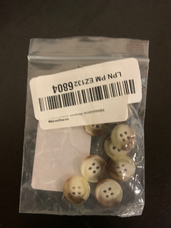 Photo 1 of 10 PCS 4 Holes Round Pattern Resin Buttons Flatback Sewing Button Favorite Findings Basic Buttons for Clothing Arts Crafts Projects DIY Decorations Sewing Accessories