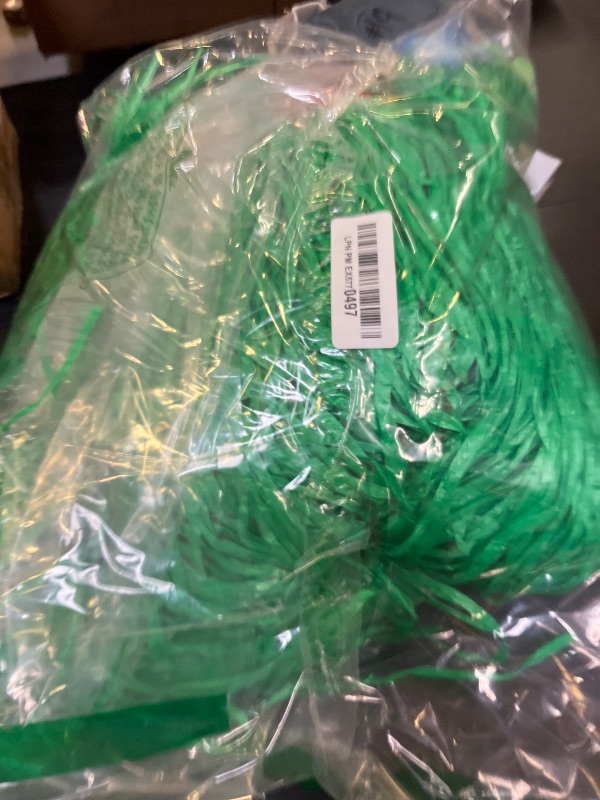 Photo 1 of Fovths 2 Pack Luau Grass Table Skirt Natural 9 Feet x 29.5 Inch Hawaiian Table Skirt for Tropical Hawaiian Party Decorations Luau Party Costume Party, Green