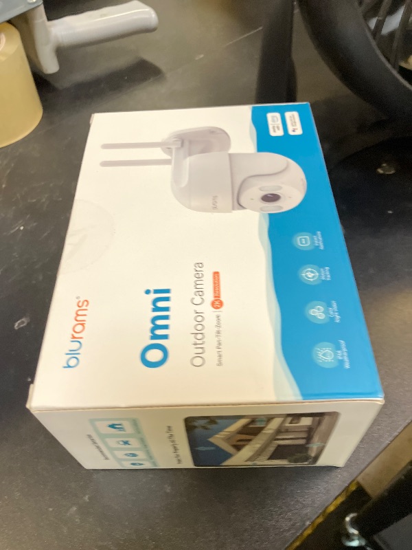 Photo 1 of blurams 2K Outdoor Camera Wired, 5GHz/2.4GHz Wi-Fi Cameras for Home Security Outside with 360° PTZ, Color Night Vision, Motion Detection Tracking, Two-Way Audio, IP66 Weatherproof, Works with Alexa