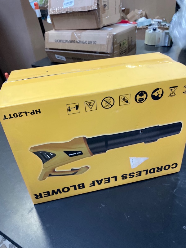 Photo 1 of Cordless Leaf Blower Compatible with Dewalt 20V Max Battery, 500CFM/150MPH Electric Leaf Blower Cordless, 5 Speed Modes, Battery Powered Blowers for Lawn Care, Yard (Bare Tool)
