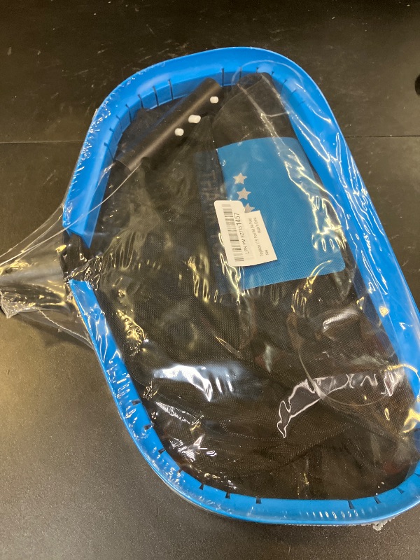 Photo 1 of Upgraded Self-Repair Pool Net, Pool & Pond Cleaning Skimmer with Heavy Duty Nylon Net - Fine Mesh, Aluminum Frame, Deep Trash Bag for Above Ground & In-ground Pools, Leaf Skimmer Rake Net(No Pole)