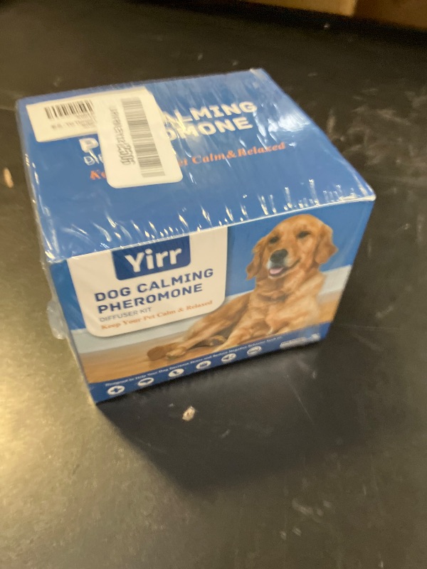 Photo 1 of Yirr Dog Calming Diffuser, 6 in 1 Dog Pheromones Calming Diffuser, Relaxing Pheromone for Dogs Relief Stress Anxiety Reduce Aggression Barking, Help Train Dog to Pee, 2 Diffuser 4 Refill(48ml)