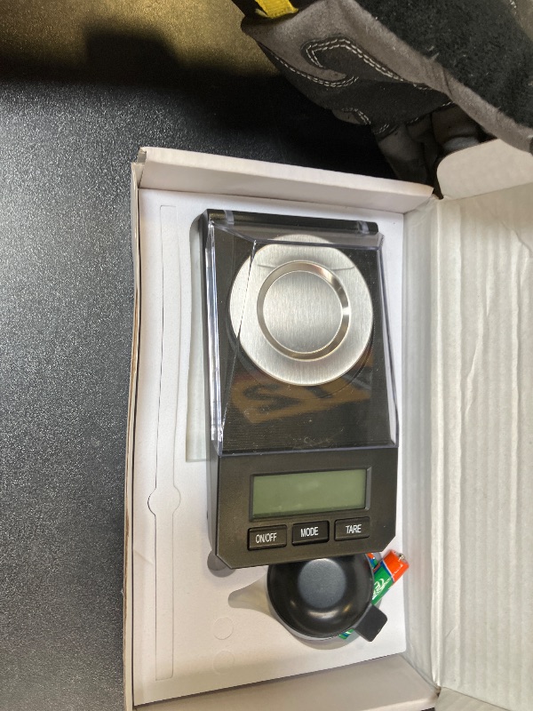 Photo 1 of Fuzion Milligram Scale, 50g/0.001g Digital Milligram Scale with Calibration Weights, Jewelry and Gem Scale, Mg Scale for Powder, Reloading, Includes Scoop, Powder Pan and Tweezers