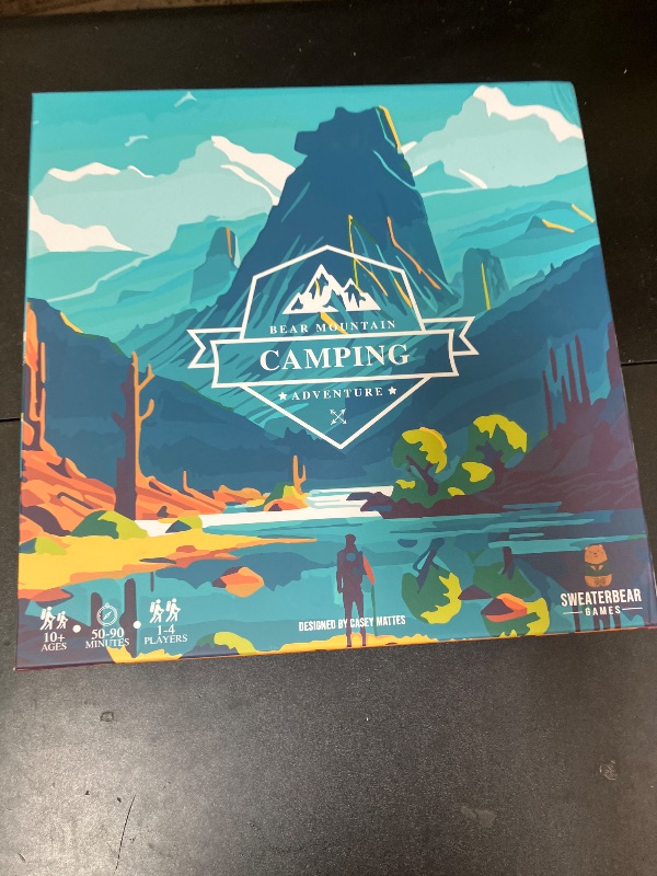Photo 1 of Bear Mountain Camping Adventure Board Game | Family Game for Young Camping Fans and Adults | Easy to Learn | Ages 10+ | for 1-4 Players | Perfect for Outdoor Enthusiasts