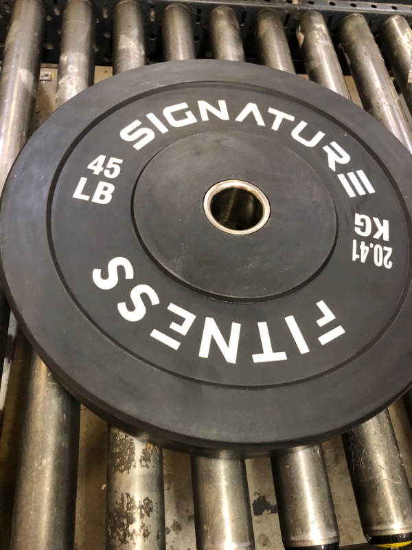 Photo 1 of Olympic Bumper Plates, 2" Weight Plates for Strength Training 