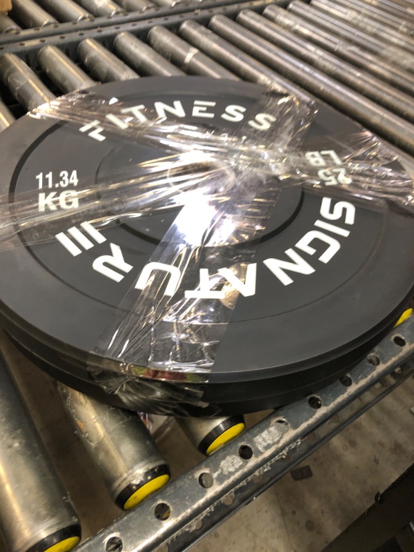 Photo 1 of Olympic Bumper Plates, 2" Weight Plates for Strength Training & Weightlifting, Pairs, Sets or Sets with 7FT Barbell, Multiple Options 