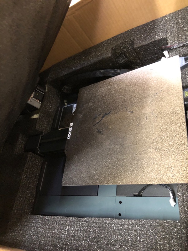 Photo 1 of ELEGOO Neptune 3 Pro 3D Printer with Auto Bed Leveling, Dual-Gear Direct Extruder, Dual Lead Screw Drive, Removable Capacitive Screen,8.85x8.85x11in Large Printing Size