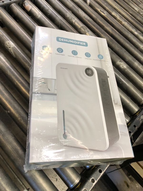 Photo 1 of Dehumidifier, Dehumidifiers for Home (1000 sq.ft), 98 OZ Dehumidifier for Basement Bathroom Bedroom, Auto Shut Off Dehumidifiers, Timer Setting, Digital Display, Drain Hose, 7 Colors Light, White