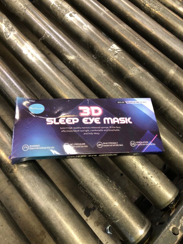 Photo 1 of Sleep Mask for Side Sleeper Men Women | Zero Eye Pressure 3D, Light Blocking Design, Soft Breathable Eye Shade Cover for Travel, Black