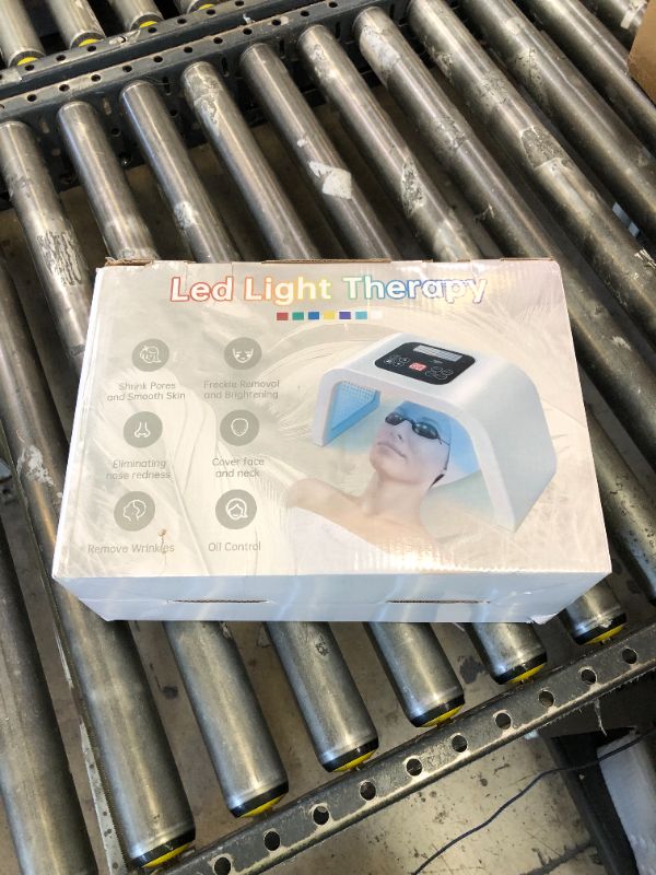 Photo 1 of FXXXCUWUU Led-Light-Therapy, Red Light Therapy for Face 7 in 1 Colors LED Facial Skin Care Tool Facial Neck Body Hand Skincare Mask