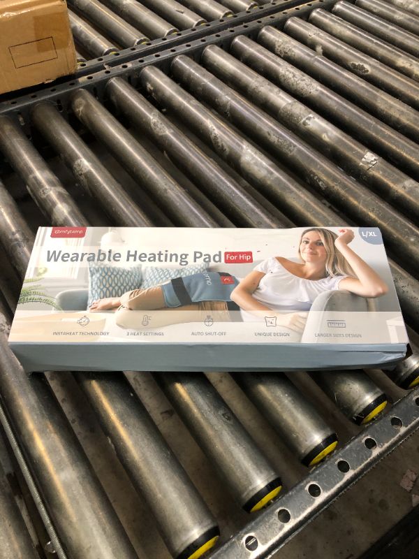 Photo 1 of Comfytemp Hip Heating Pad for Hip/Sciatica Pain Relief Hip Brace, Birthday Gifts for Mom/Women/Wife/Men/Dad, Lower Back/Thigh/Buttock Electric Heat Pad, Hot Physical Therapy(L/XL)