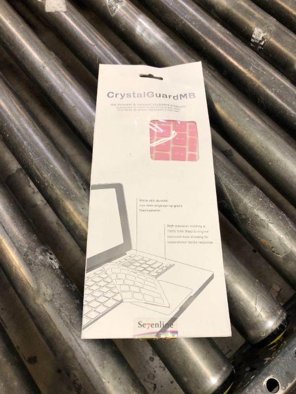 Photo 1 of Se7enline Compatible with MacBook Air Keyboard Cover 2018-2024 13 inch Protector for MacBook Air 13-Inch Touch ID with Retina Display M1 A2337/A2179 US Layout,Rose Quartz/Baby Pink