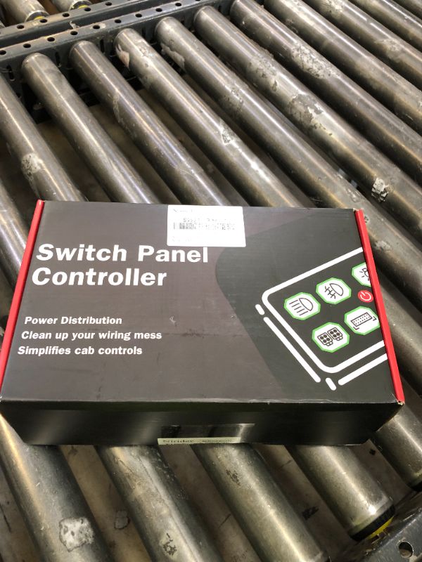 Photo 1 of 6 Gang Switch Panel, NIRIDER 12V Universal Circuit Control System with Fuse Relay Box Button Switch Pod Touch Switch Box for Truck Wrangler 4Runner ATV UTV SUV Car Boat