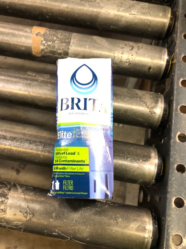 Photo 1 of Brita Elite Water Filter Replacement for Pitchers and Dispensers, Removes 99% of Lead, 1 Count