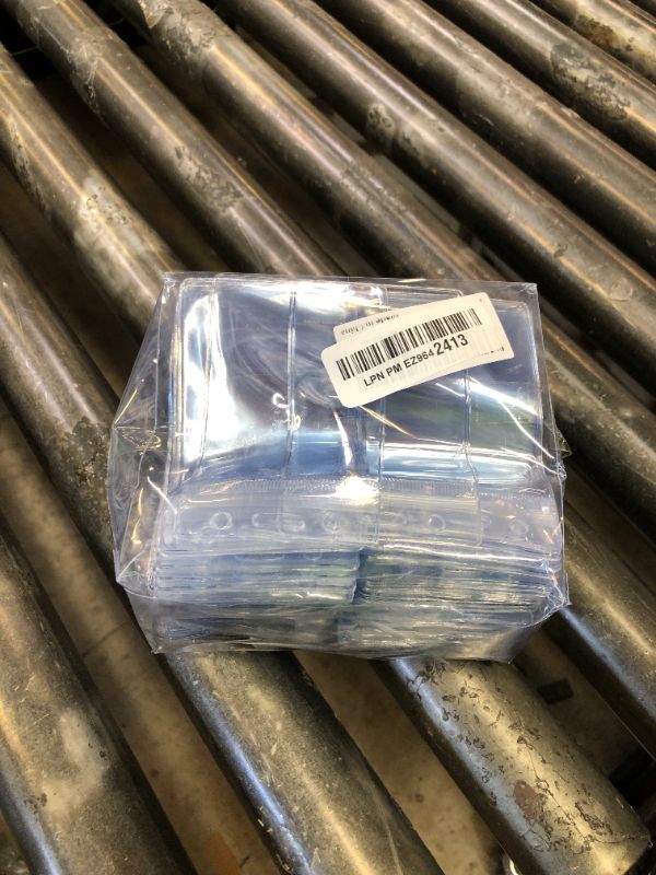 Photo 1 of 200 Pack ID Badge Holder - Vertical Badge Holder, 2.25" x 3.5" Clear Cards Holders for Lanyard, Plastic Sealable Waterproof, Name Tag Holder for Nurses, Office and School