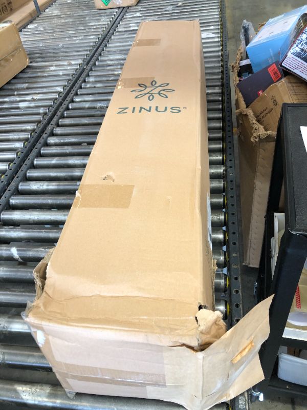 Photo 1 of ZINUS 8 Inch Foam and Spring Hybrid Mattress [New Version], Full, Fiberglass free, Medium Firmness, Durable Support, Certified Safe Foams & Fabric, Mattress in A Box