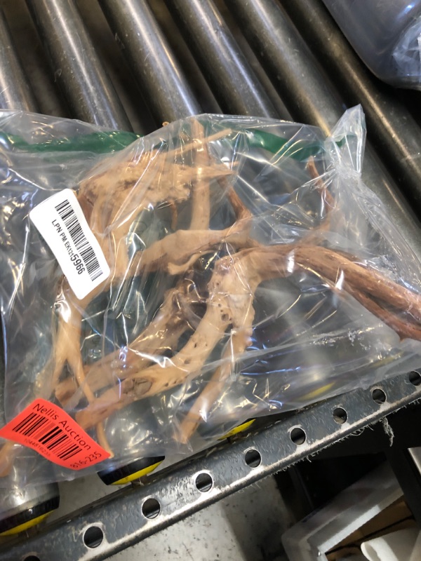 Photo 1 of majoywoo Natural Large Driftwood for Aquarium Decor Reptile Decor, Assorted Spider Wood Branch 11-14" 2 Pcs, Fish Tank Decoration