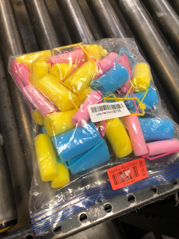 Photo 1 of MAQIHAN 36PCS Foam Hair Rollers - Sponge Rollers for Heatless Hair Curler for Short/Long Curling Sleep rolos para cabello Jumbo Large Sponge Curlers Soft Sleeping Thin Hair Curl Overnight rulos