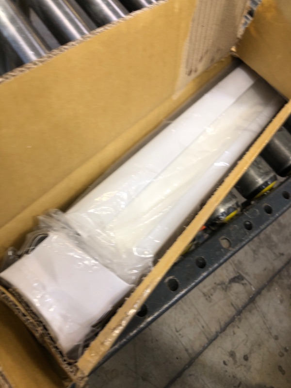 Photo 1 of DEZ FURNISHINGS Cordless 1" Signature Light Filtering Cellular Shade, 62.5" W x 64" H, White