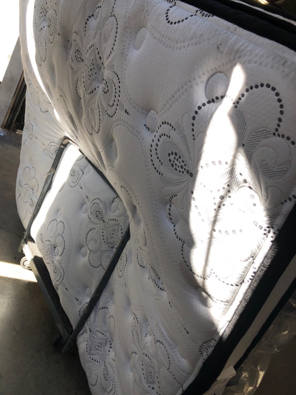 Photo 1 of Signature Design by Ashley King Size Chime 12 Inch Medium Firm Hybrid Mattress with Cooling Gel Memory Foam for Pressure Relief, Fiberglass Free, Mattress In A Box