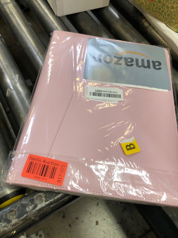 Photo 1 of Pacific Mailer Padfolio Portfolio Leather Binder, Interview Legal Document Organizer, Business Card Holder Included Letter Sized Writing Pad [Pink, Piano Noir Faux Leather Matte Finish]