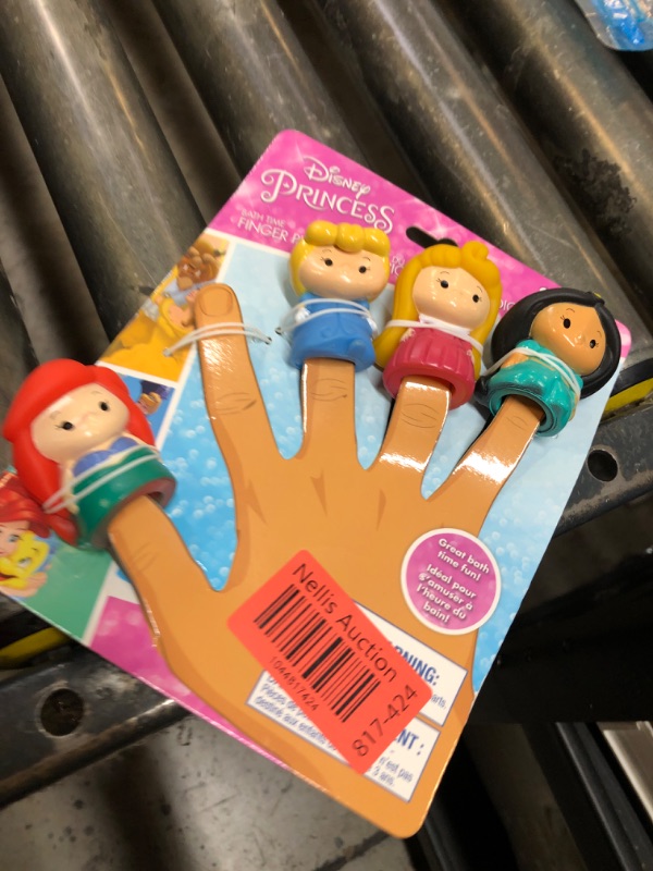 Photo 1 of Disney Princess 4 Piece Finger Puppet Set – Party Favors, Educational Play, Bath & Pool Toys, Beach Games, Finger Puppets, Playtime Activities