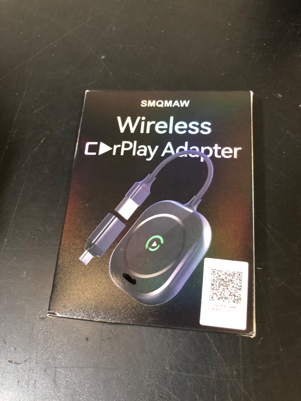 Photo 1 of SMQMAW Wireless CarPlay Adapter, Converts Factory Wired CarPlay to Wireless CarPlay Dongle Plug & Play CarPlay Wireless Adapter for Cars from 2015 & for Apple iPhone iOS 10+ Black