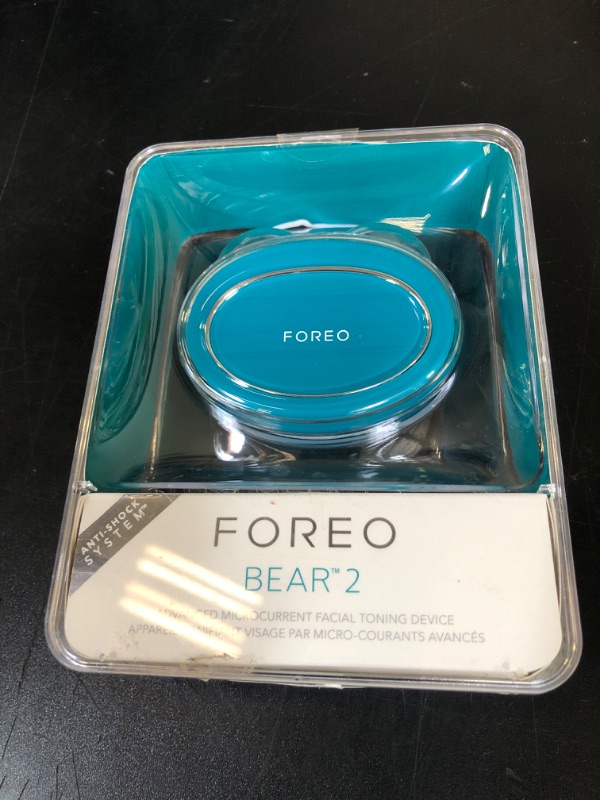 Photo 1 of FOREO Bear 2 Advanced Lifting Toning Microcurrent Facial Device -Face Sculpting Tool - Firm & Contour - Non-Invasive - Increases Skin Care Absorption - Evergreen